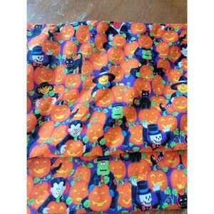cranston print works halloween fabric JacK O Lanterns Black Cat Witch 2 Yd 22 In